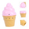 Vaguelly 1Pc Pink Ice Cream Mechanical Timer Fun Kitchen Reminder