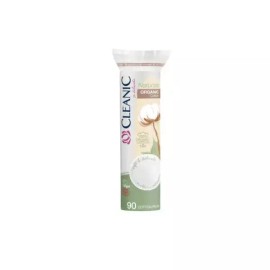 Jute 클레아닉 유기농 비건 원형 순면 화장솜 90매입 Cleannic Organic Vegan Round Cotton Pads 90 Sheets
