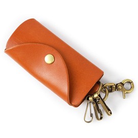 Style On Bag Tochigi Leather Key Case, Men's, Tochigi Leather, Genuine Leather, 3 Keys, light brown 04