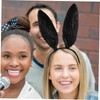 OATIPHO 2pcs Bunny Ears Headbands Lightweight Rabbit Ear Hair Hoops