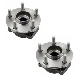 TRQ Front Wheel Hub Bearings Assembly Set Compatible with 2016-2023 Subaru Crosstrek 2014-2018 Forester 2014-2021 Impreza 2014-2015 XV Crosstrek