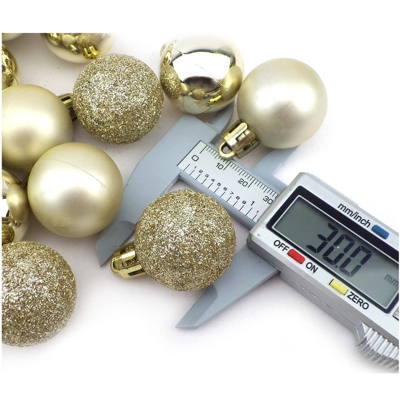 Christmas Baubles (Champagne)