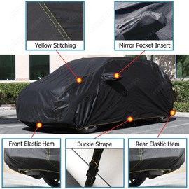 Car Cover Fits 2009 2010 2011 2012 2013 2014 Subaru Impreza WRX STI w/STI Spoiler XTREMECOVERPRO PRO Plus Series Black