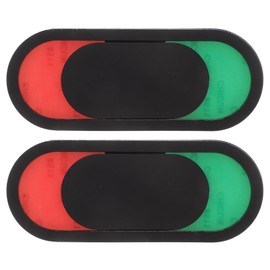 TEHAUX 2 Pieces Privacy Sign, 10 x 4 cm, Studded Blank Sliding Door Indicator Blank Non Disturbing Open Door Sign Sliding Door for Office