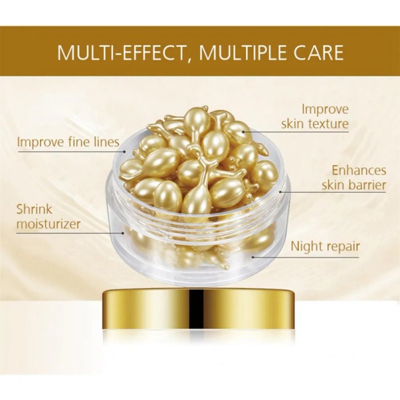 Cápsulas De Suero Hialurónico, Hidratante Facial, Cápsula Fa