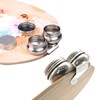Haosie Double Dipper Palette Cup, Oil Painting Supplies, Stainless Steel