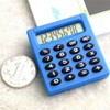 SUPERTOOL Mini Calculator Student Mini Calculator Blue Electric Portable for