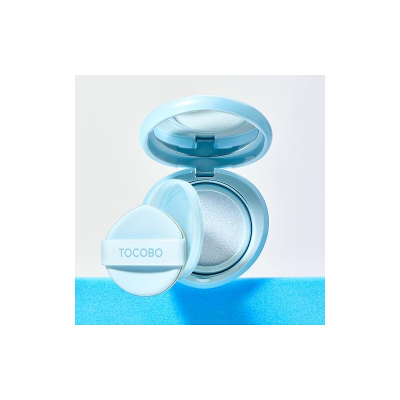 TOCOBO Glow Tone Up Sun Cushion 01 Cotton Blue SPF50+