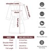 Fullove Mens Fleece Bathrobe with Shawl Collar,Soft Warm Knee Length