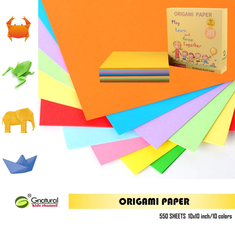 24lb 10 x 10 inch Large Origami Paper - 10