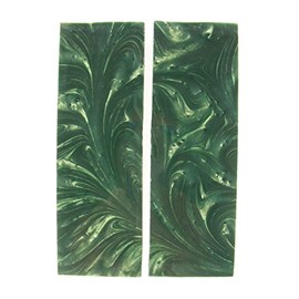 Dark Green Pearl Knife Scale Sets