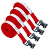Lashing Strap,1"×12FT Tie Down Straps with Alligator Clip,Adjustable Cargo Straps