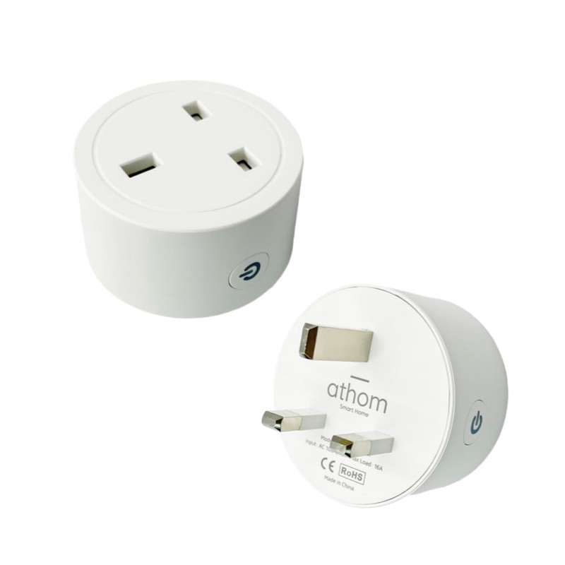 WiFi Smart Plug Outlet Compatible with Alexa,Google Assistant,App and Voice