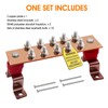 Copper Grounding Bar Kit - 7.8" Copper Bus Bar with