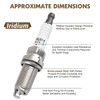 Pindex 6 Pack UF487 Ignition Coils and Iridium Spark Plugs