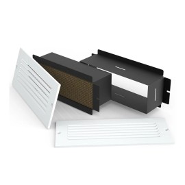 Filter Wall Return Air Pathway Kit with Filter and Aluminum Grille (12"x 4")AP1204P