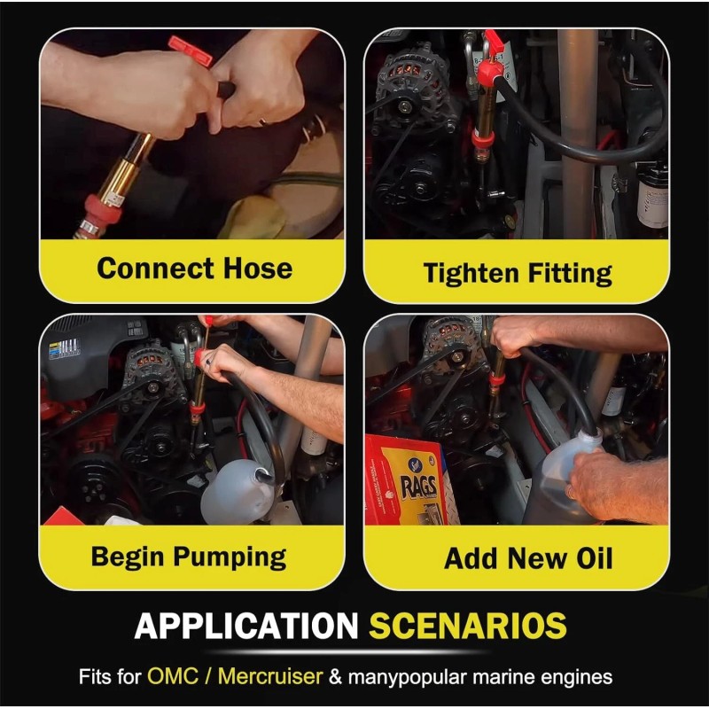 jiadi_7 Upgraded 34060-0130 Marine Engine Oil Drain Hand Pump for