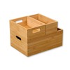 Kesper Stackable Storage Box, Material: FSC® Certified Bamboo, Dimensions: W