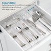 iDesign Linus Expandable Kitchen Drawer Organizer for Silverware, Spatulas, Gadgets