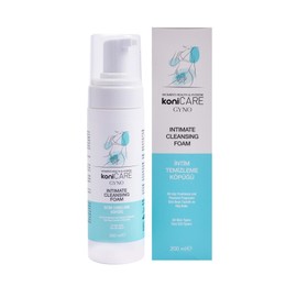 KoniCare Daily Intimate Cleansing Foam 200 ml, Refreshing and Odourless Hygiene for Sensitive Areas, Moisturising Formula for Comfort and Balance, Suitable for All Skin Types