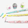 Molang Figure Cartridge Pencil 4pcs Set - Kawaii Korean Stationery,