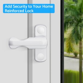 eSynic Professional 8Pcs Sash Jammer Set Sash Blocker Jammer Strong Zinc Cast Alloy Sash Jammer Restrictor Sash Jammer Window Restrictors Perfect for Various UPVC/PVC Doors and Windows etc