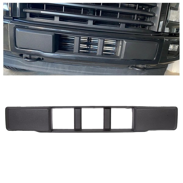 Front Bumper Lower Grille Trim Panel Black For 2015 2016 2017 Ford F-150 F150