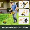 EWORK 20V 12-Inch Electric String Trimmer Cordless, 2.0Ah Battery Powered