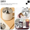 Operitacx Pack of 2 Stainless Steel Cup Covers for Drinks,