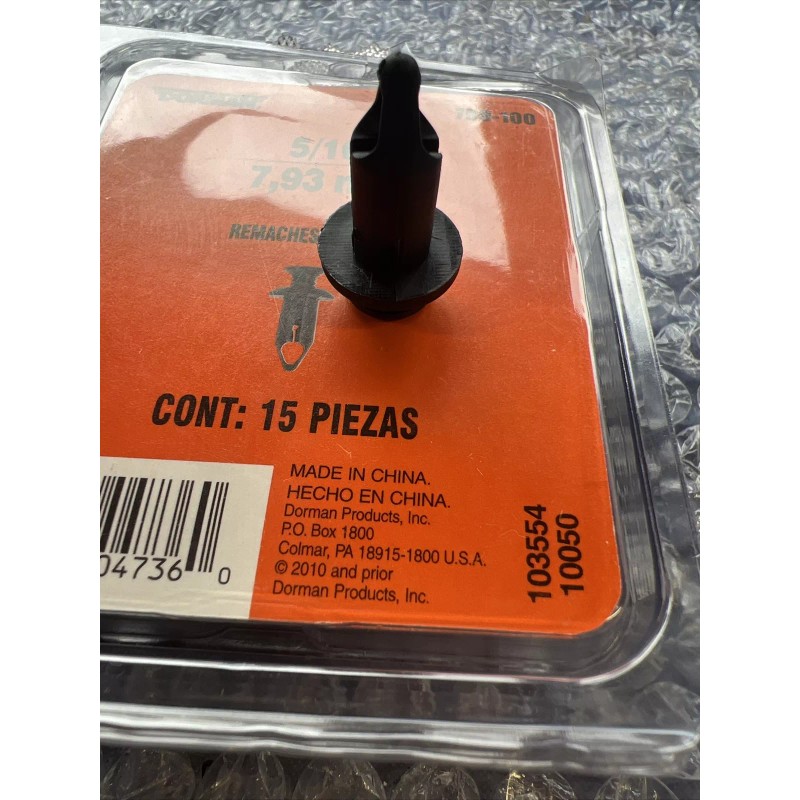 Dorman Nylon Rivets 5/16” 30 Pcs Dorman 799-100 (2pack)