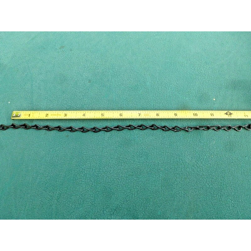 Campbell Jack Chain Single Steel Black Z/P # 14 Poly-Coated