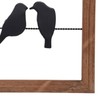 Foreside Home & Garden 18 x 12 inch Rustic Birds