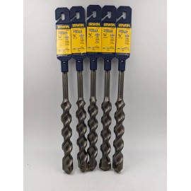 IRWIN Lot of 5 New Irwin Speed Hammer Plus 7/8" Drill Bits, 6" Cut 8" Overall, 322051