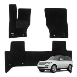 WENNEBIRD Superior Carpet Floor Mats for 2013-2021 Land Rover Range Rover (Not for Sport/LWB/EWB), 0.5 Inch Thickness Rugs, Premium All Weather Anti-Slip Waterproof Floor Liners - 3pc