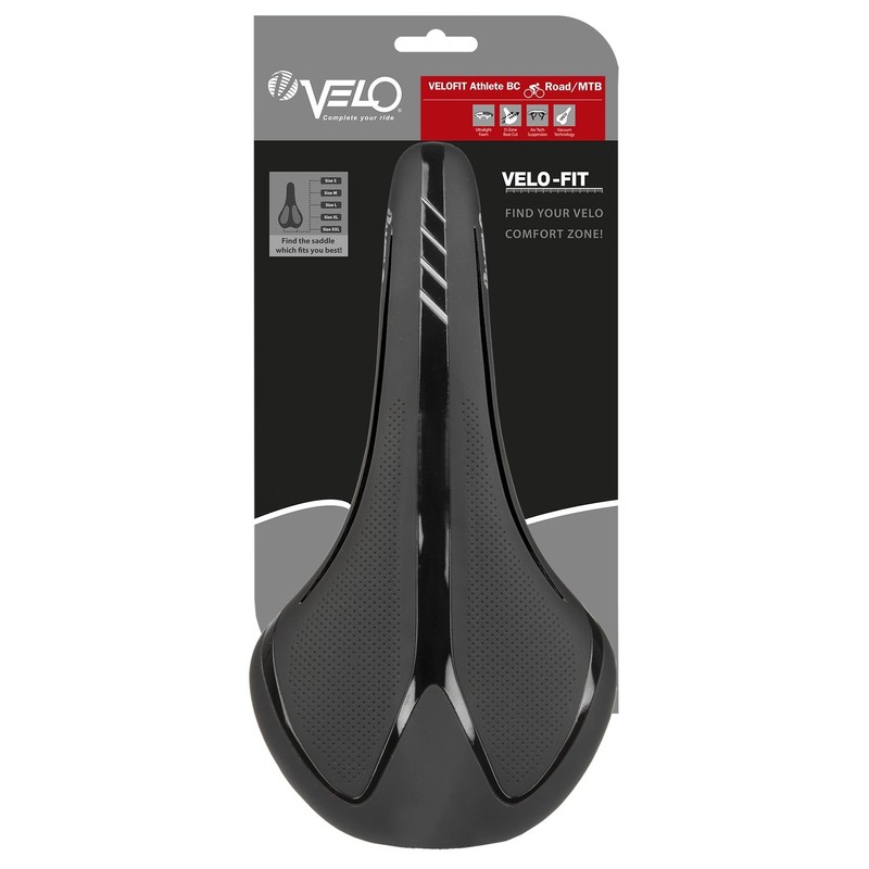 Velo saddle Fit Athlete BC M black 280 x 147