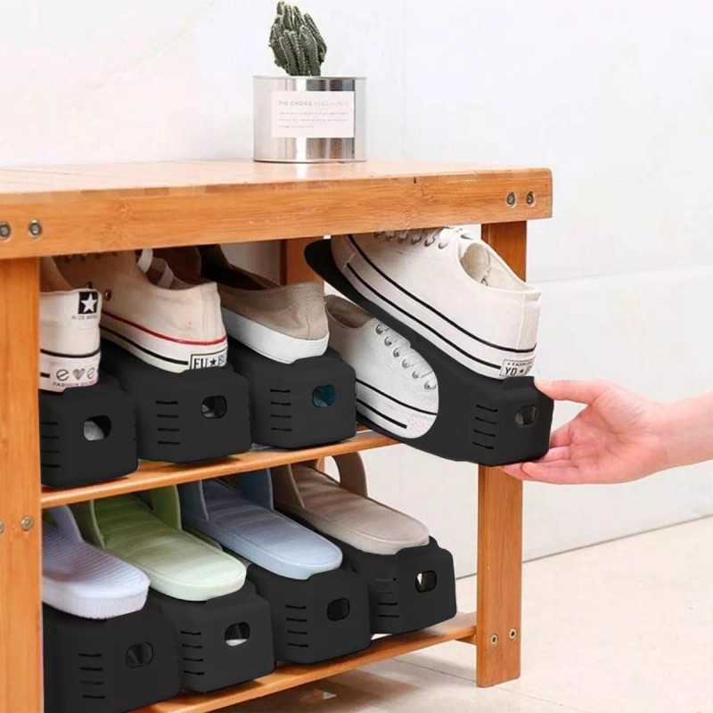 Bluelander Zapatera Rack Shoe Organizador De Zapatos Ligero 20 Piezas