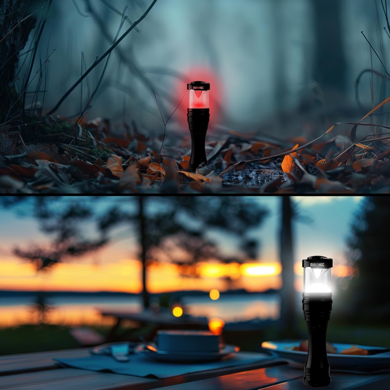 Duronic LED Torch RFL033AAA Portable Flashlight, Handheld Lantern, Lightweight Torch