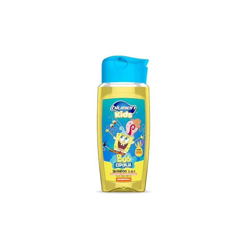 BLUMEN KIDS Shampoo 3en1 Bob Esponja Piña 500 ml