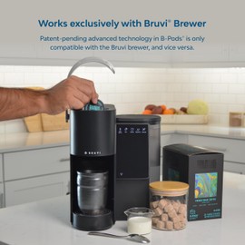 Spellbinder D.C.A. | French Roast Coffee Single Cup B-Pods | Only Compatible with Bruvi Single-Serve Coffee Brewer | Includes 60 Pods