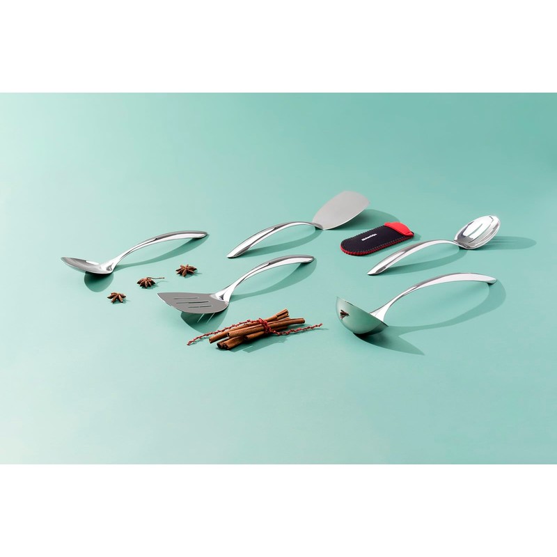 Cuisipro 6-ounce Tempo Serving Ladle, 15-Inch, Stainless Steel