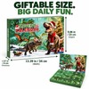 Dinosaur Christmas Countdown Calendar 2026, 24-Day Advent Calendar with 24