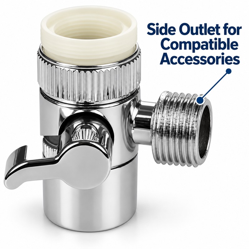 Faucet Diverter Valve for Redirecting Water Flow – Manual Switch