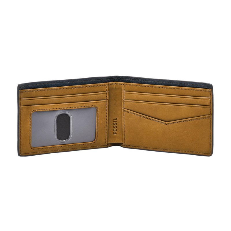 Fossil Steven FPW Bifold Wallet Vintage Indigo, Vintage Indigo, Vintage