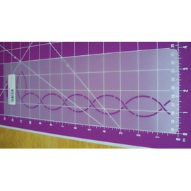 1" Border with Corner Quilting Stencil - NS85