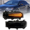NSLUMO Sequential Amber Led Side Mirror Turn Signal Lights for