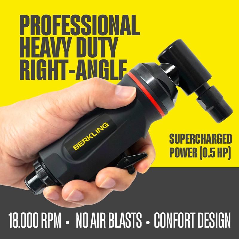 Berkling Tools BT 6322 1/4" Right Angle Air Die Grinder