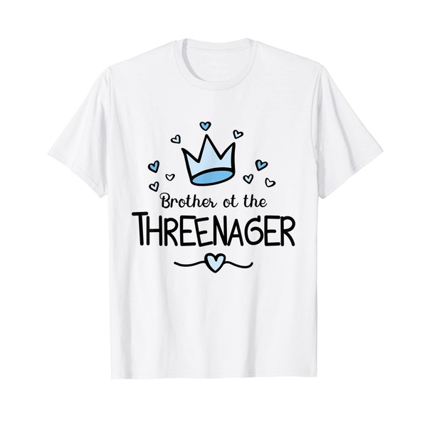 Brother Of The Threenager Birthday 3 Years T-Shirt