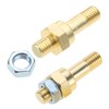 Saddgo 3/8""-16 Brass Studs Side Post Battery Terminal Bolt, Standard