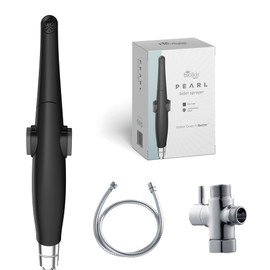 Bio Bidet by Bemis Pearl Handheld Bidet Sprayer Toilet Attachment Posterior & Feminine Wash with Stainless Steel Hose & Mount Kit, Black