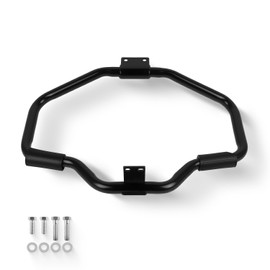 PIKPOP Crash Bar for Harley Davidson, 1-1/4" Mustache Highway Engine Guard Protect for 2004-2023 Sportster 1200, Iron 1200, 883, Iron 883, 48 XL, Superlow, Roadster XL, Seventy Two XL, XR (Black)